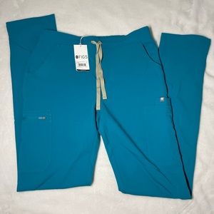 Figs teal Yola skinny pants Tall Small